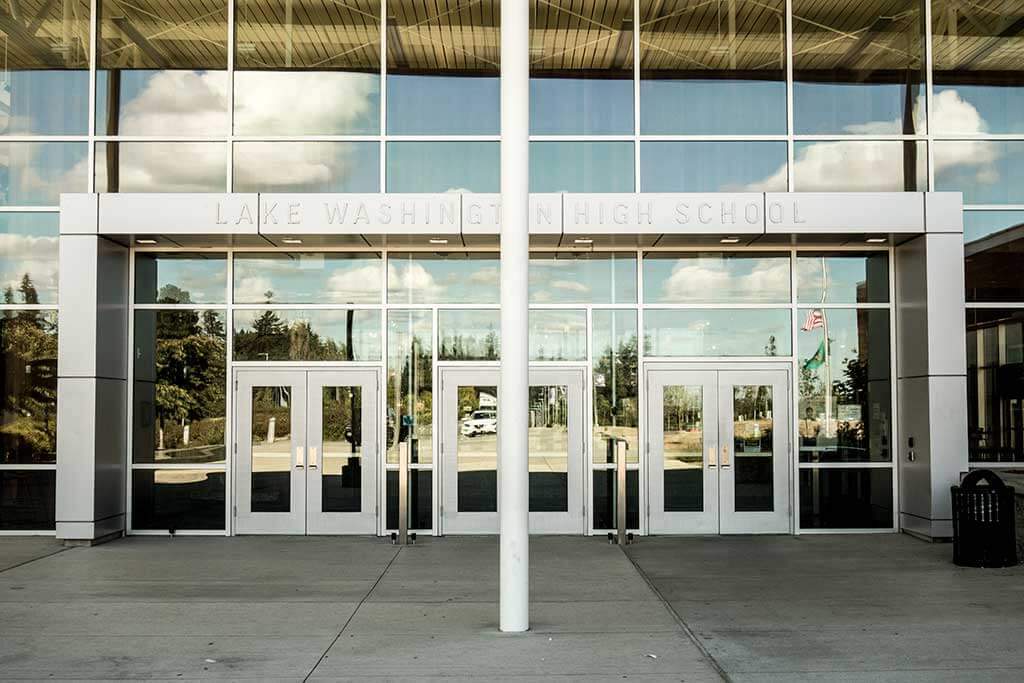 Lake WashingtonHigh School Entrance